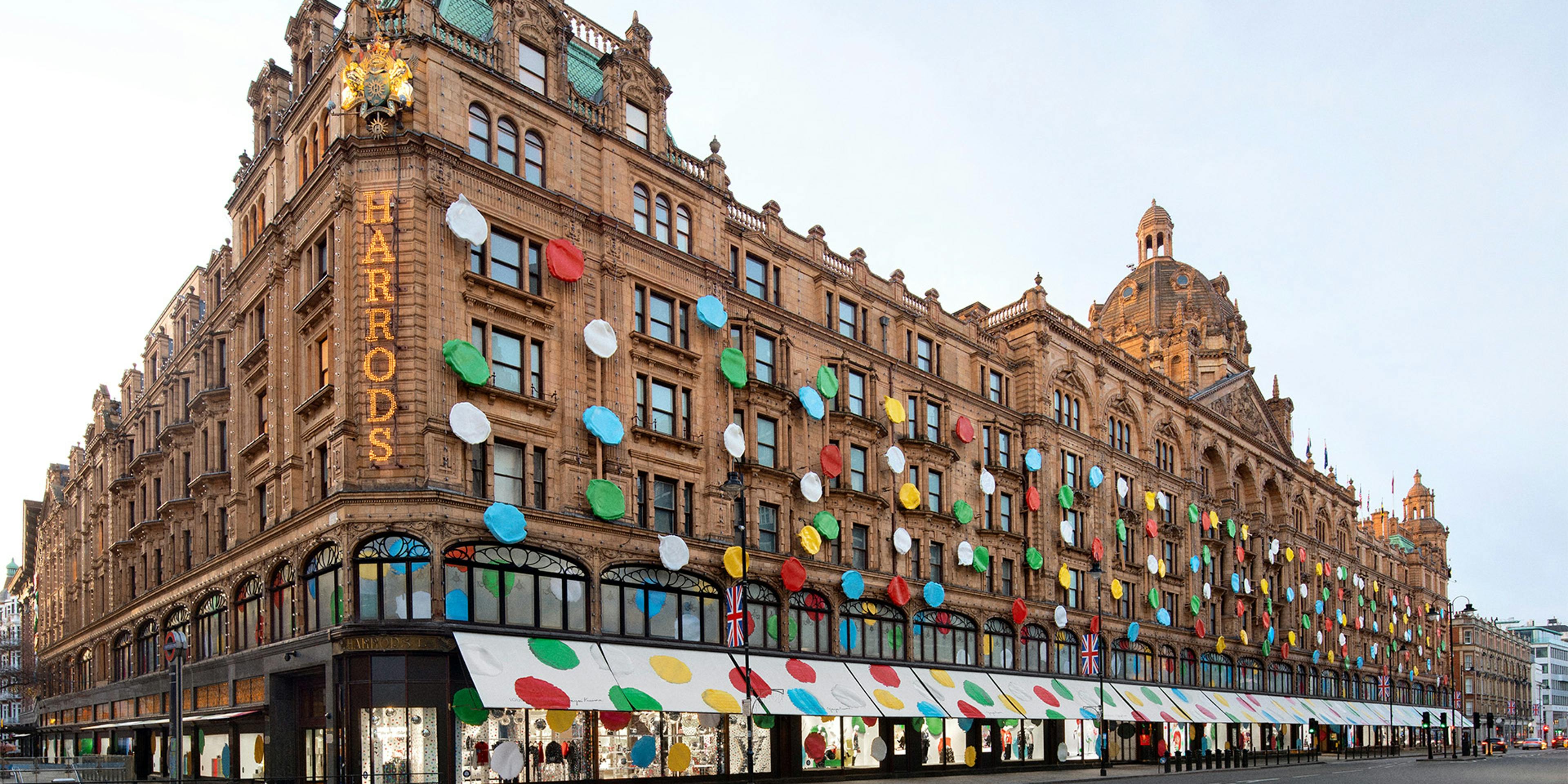 Louis Vuitton has covered Harrods in polka dots